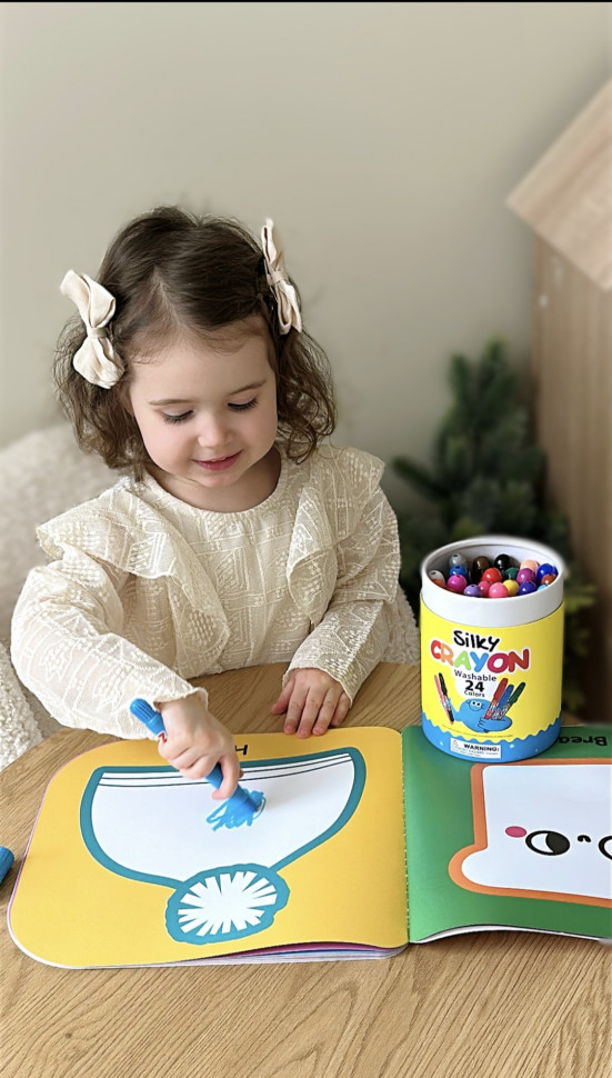 Шовкові олівці на 24 кольори