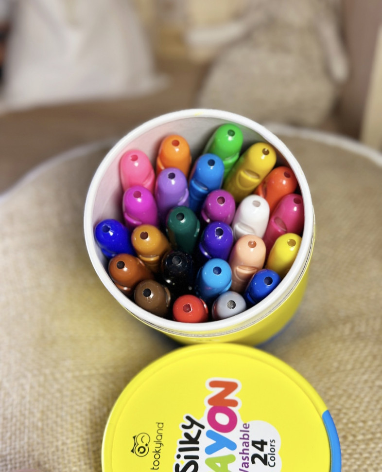 Шовкові олівці на 24 кольори