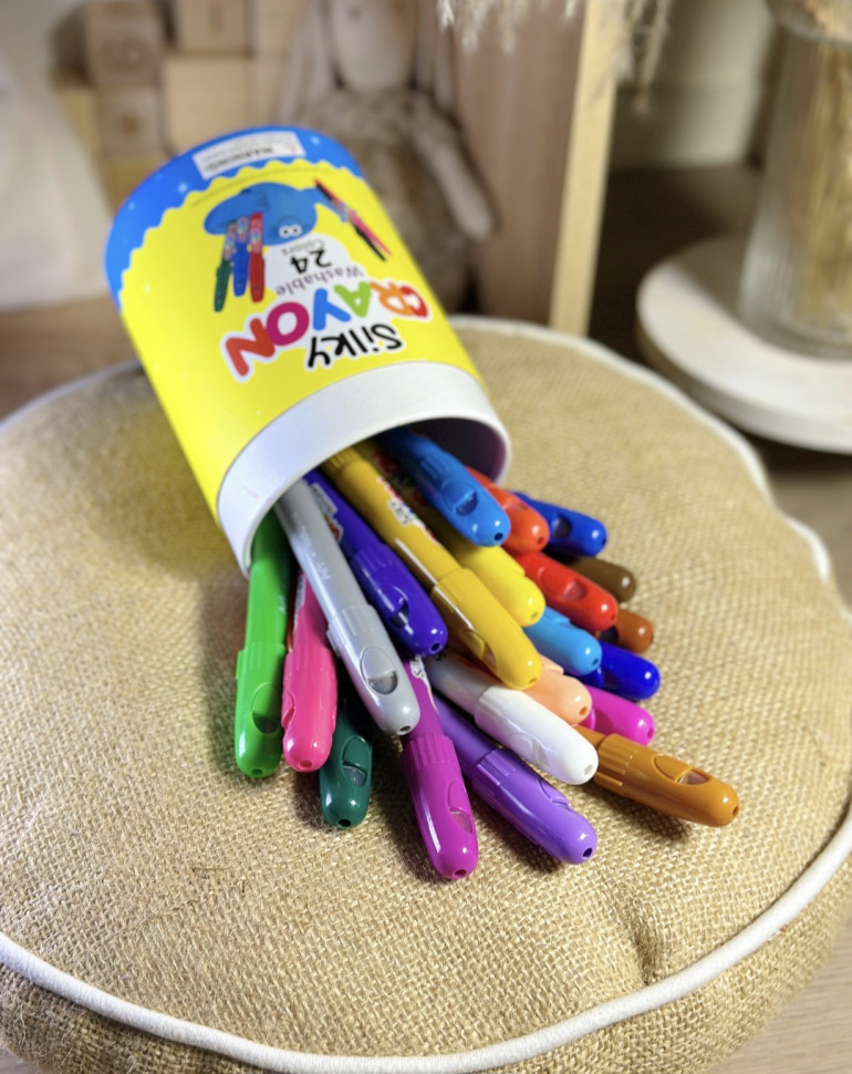 Шовкові олівці на 24 кольори