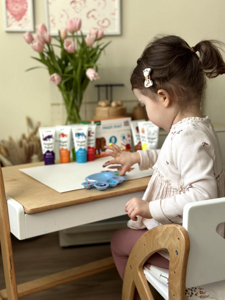 Пальчикові фарби mideer 8 кольорів