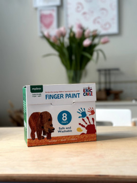 Пальчикові фарби mideer 8 кольорів