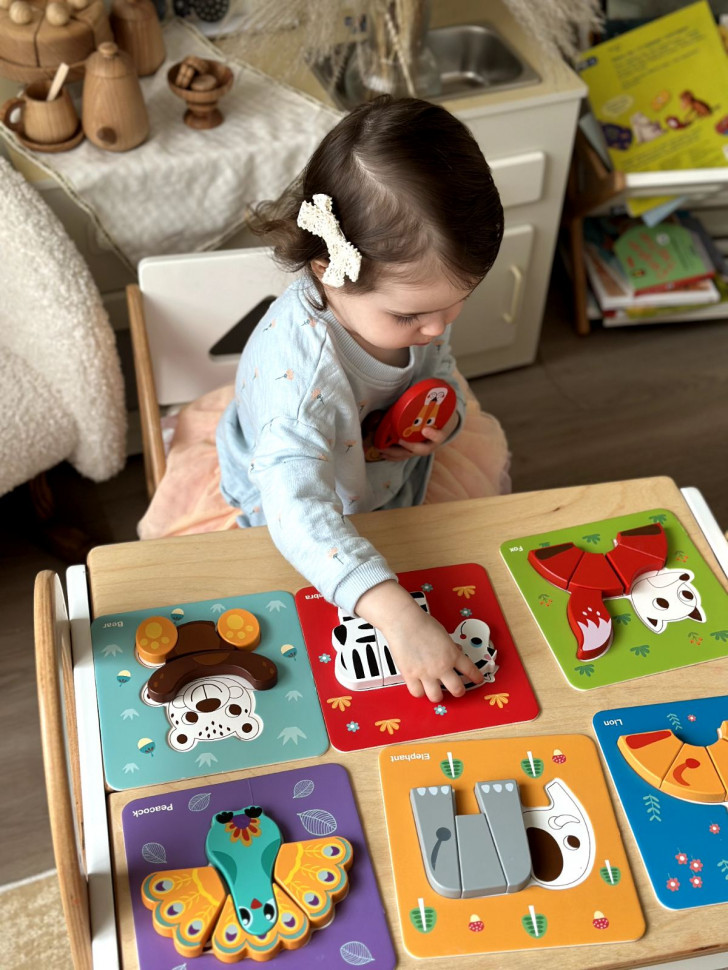 Перші пазли Тваринки Tooky toy TL636