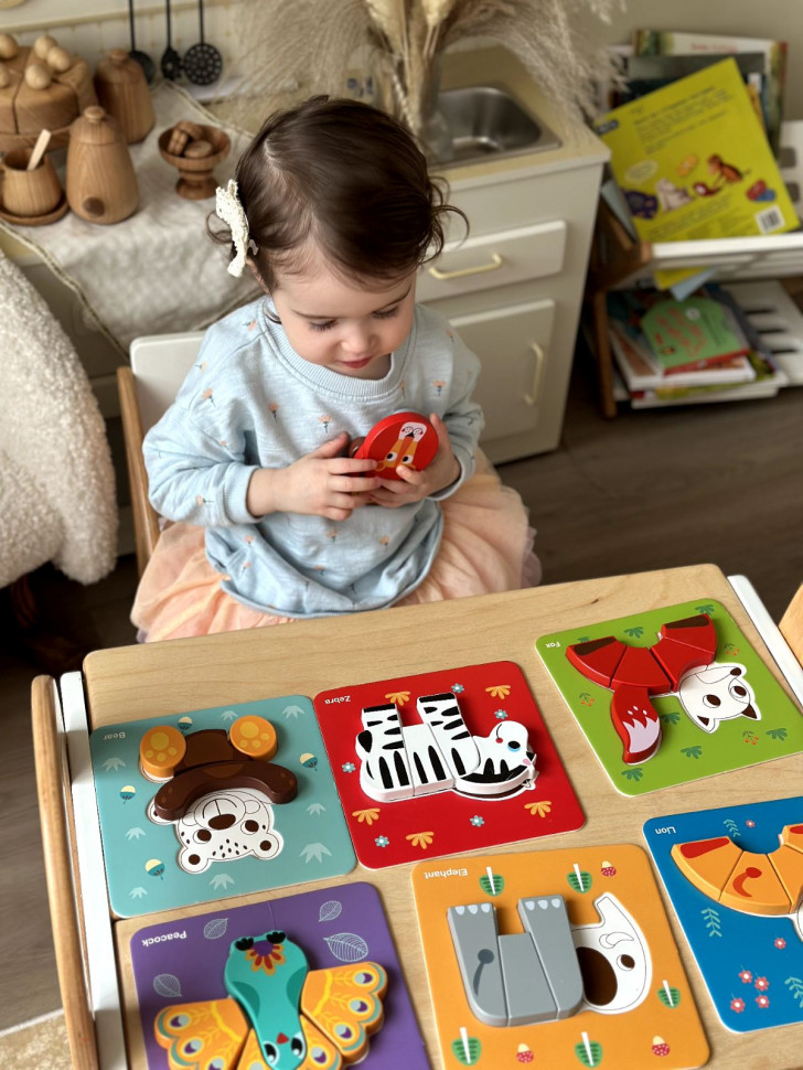 Перші пазли Тваринки Tooky toy TL636