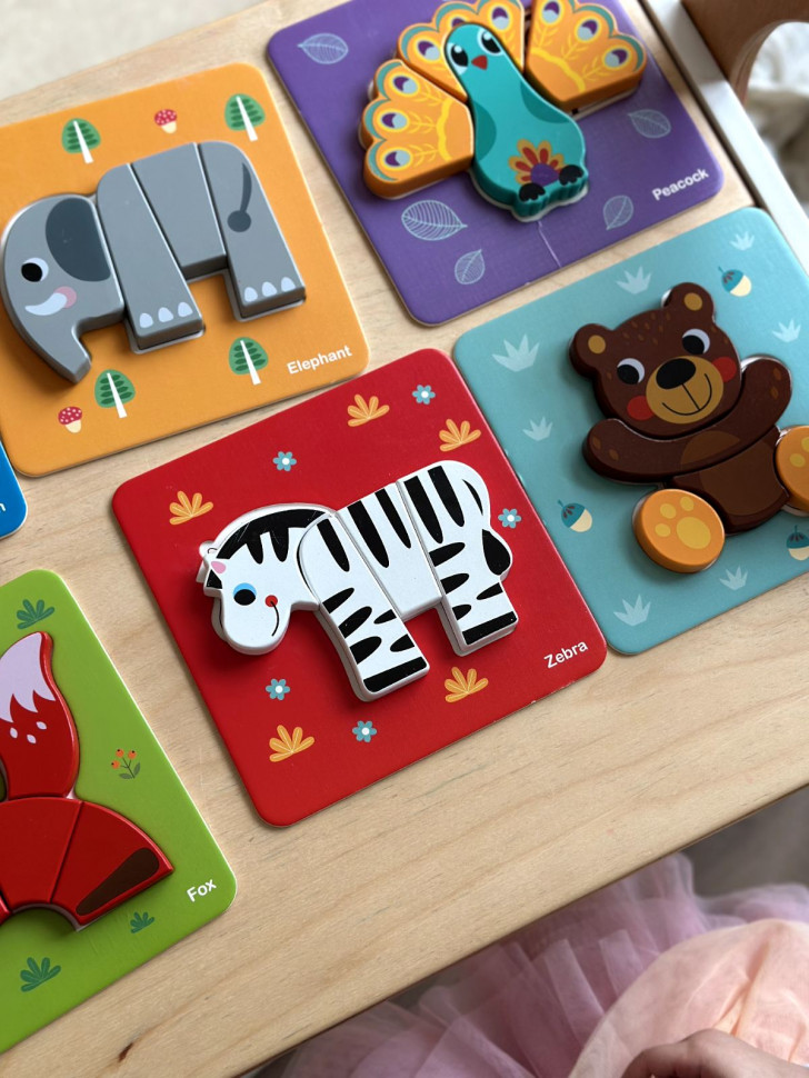 Перші пазли Тваринки Tooky toy TL636