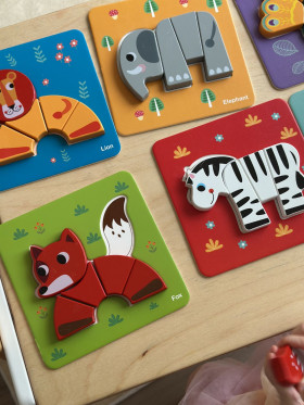 Перші пазли Тваринки Tooky toy TL636