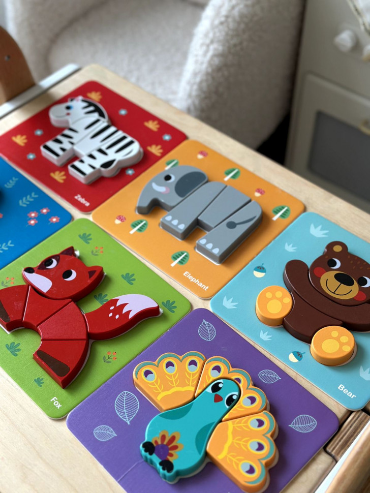 Перші пазли Тваринки Tooky toy TL636