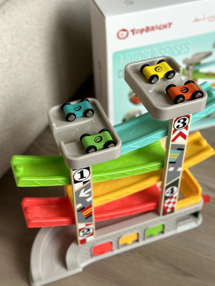 Автотрек з гаражами від TOPBRIGHT