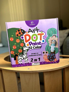 Крапкові маркери на 12 кольорів Tookyland з альбомом 