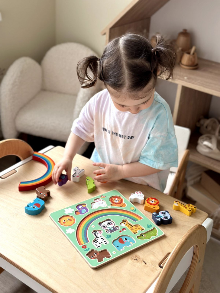 Балансир-пазли вкладиші Зоопарк від HiPando HP095