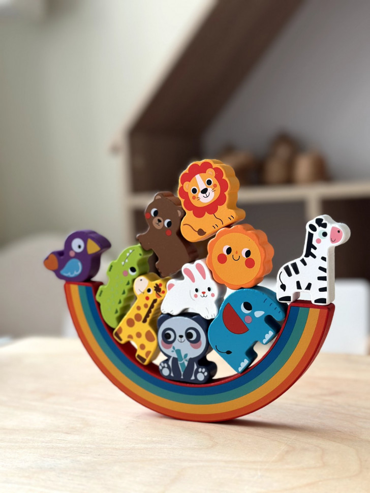 Балансир-пазли вкладиші Зоопарк від HiPando HP095