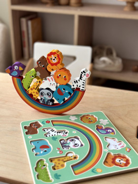 Балансир-пазли вкладиші Зоопарк від HiPando HP095