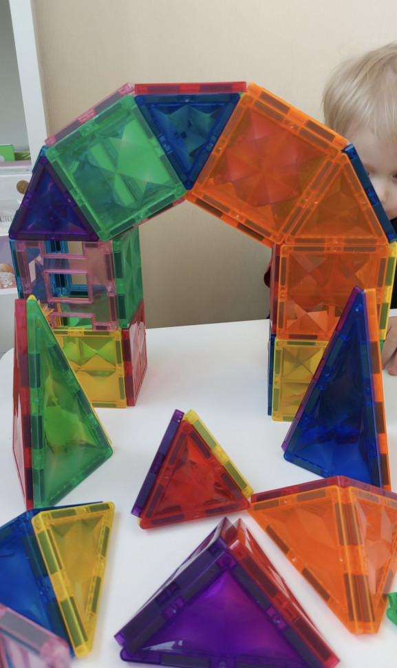 Магнітний конструктор на 60 деталей від mideer