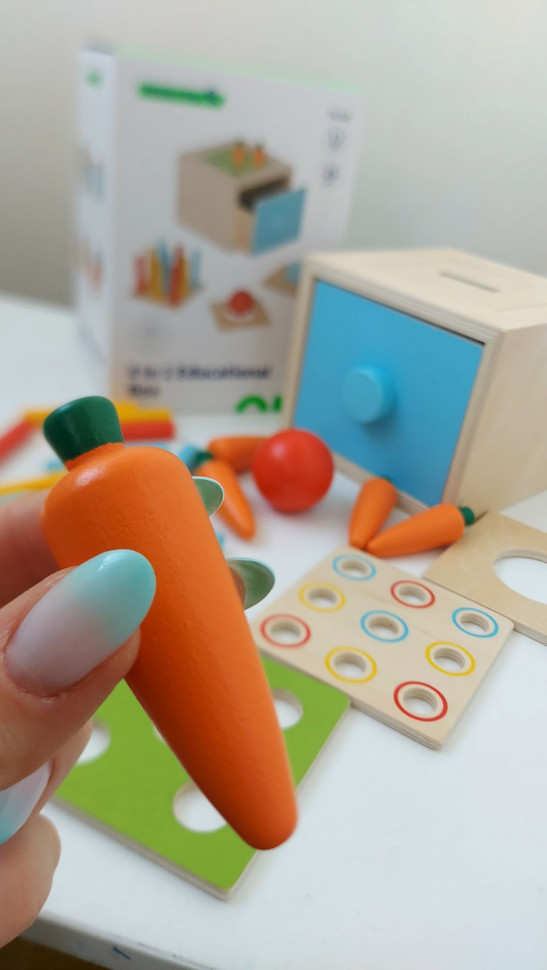 Розвиваючий бокс 4 в 1 для малюків від Tooky toy TK320