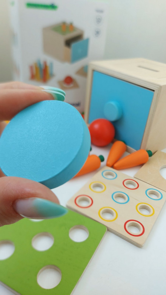 Розвиваючий бокс 4 в 1 для малюків від Tooky toy TK320