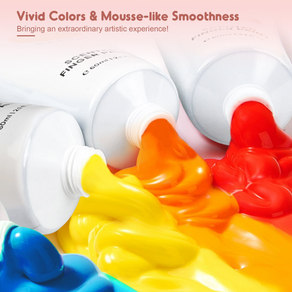 Пальчикові фарби з запахом від Jar melo