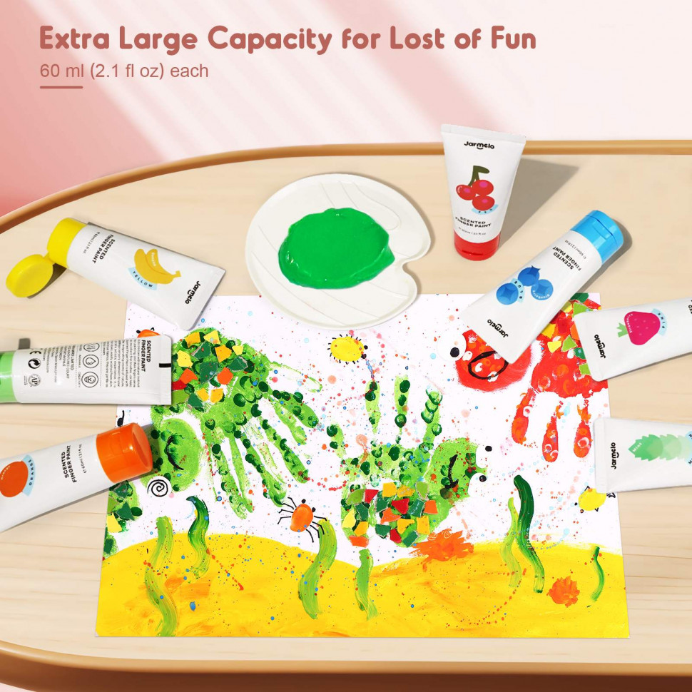 Пальчикові фарби з запахом від Jar melo