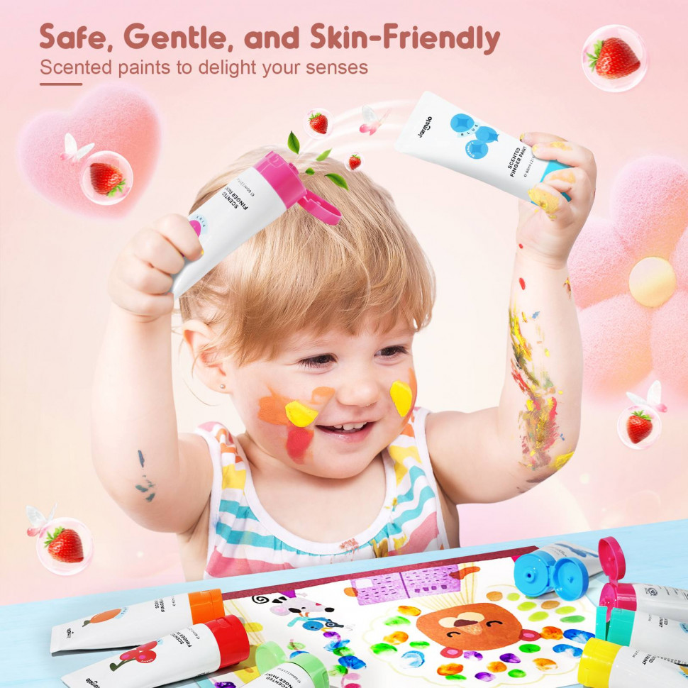 Пальчикові фарби з запахом від Jar melo