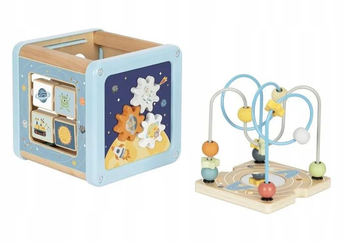 Бізі-куб для малюків 2 в 1 від Tooky toy TJ932