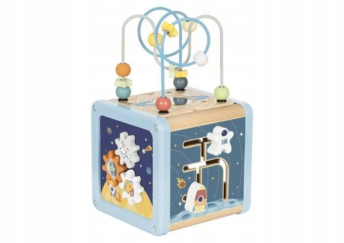 Бізі-куб для малюків 2 в 1 від Tooky toy TJ932