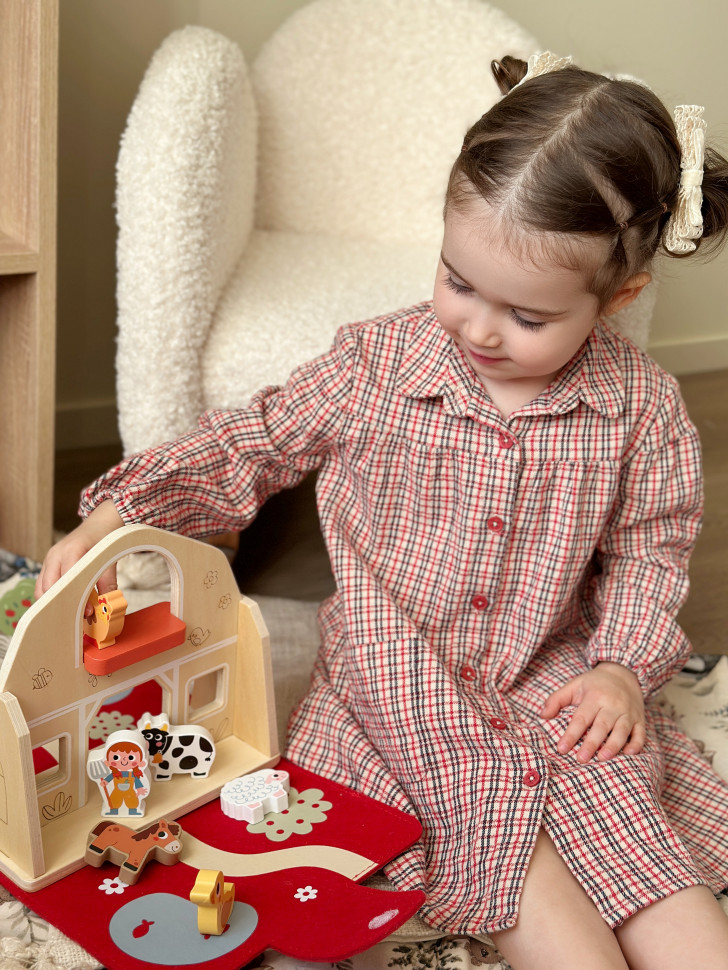 Фетровий чемоданчик Ферма від Tooky toy TP518