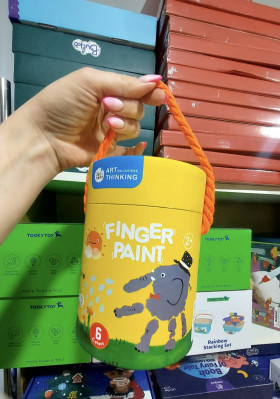 Пальчикові фарби Jar melo 6 кольорів 