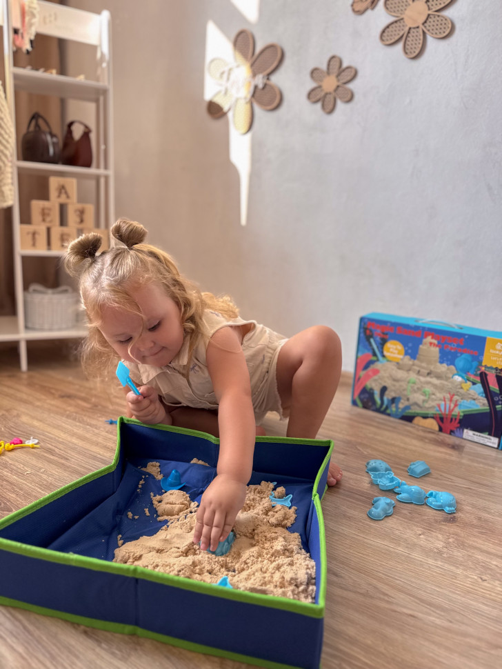 Пісочниця з кінетичним піском 2 кг Tookyland 