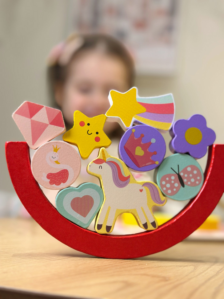 Балансир - пазли вкладиші "Единороги"  від  Hipando, 