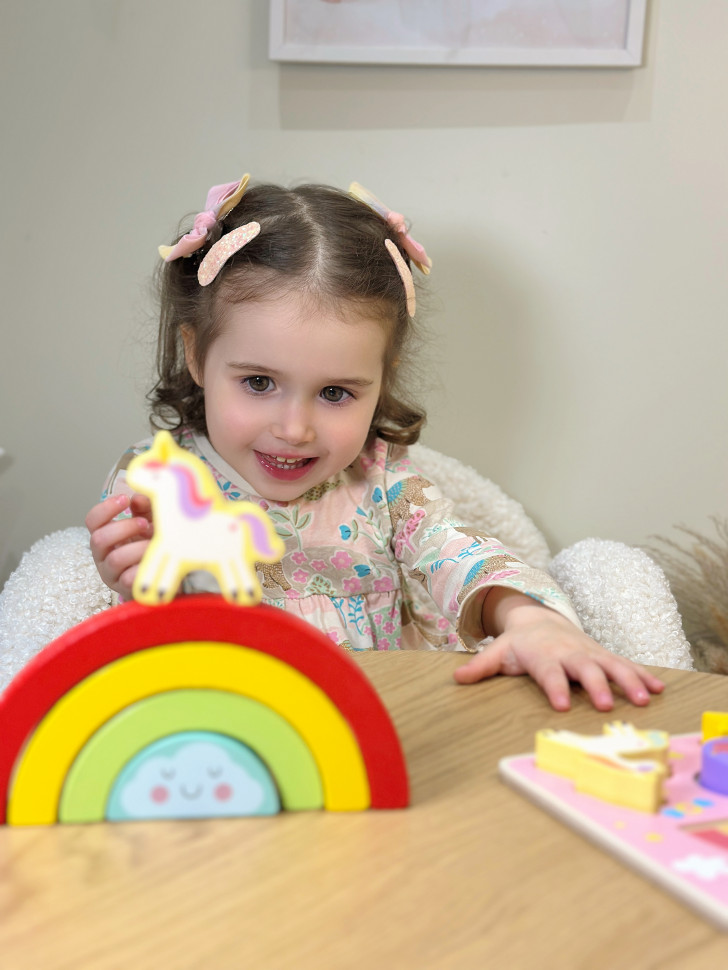 Балансир - пазли вкладиші "Единороги"  від  Hipando, 