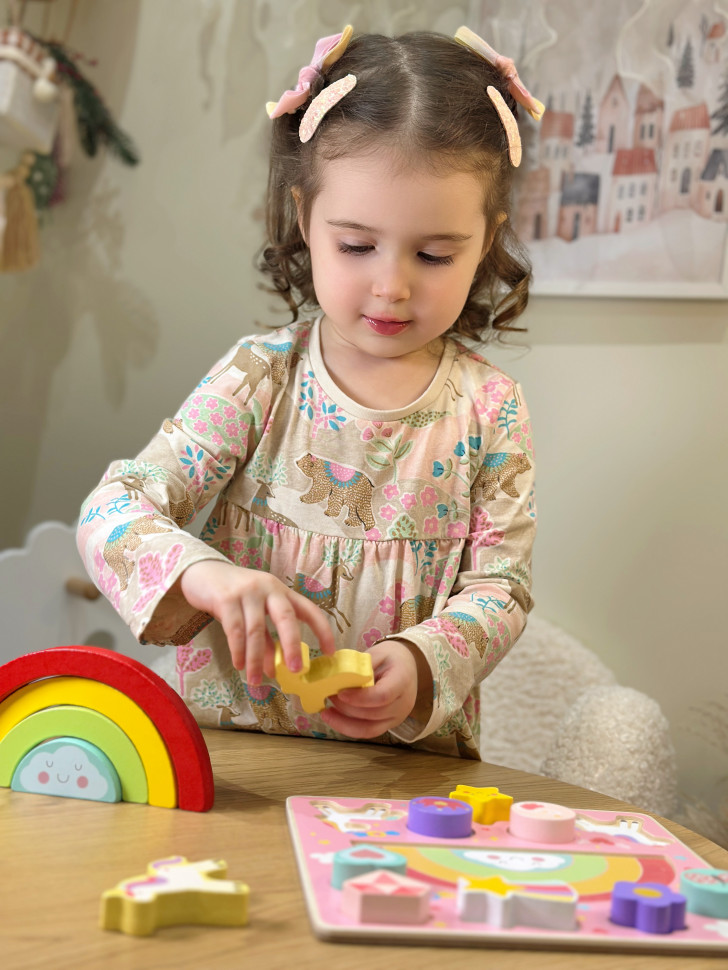 Балансир - пазли вкладиші "Единороги"  від  Hipando, 