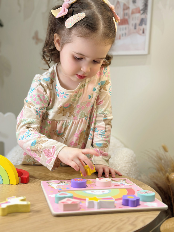 Балансир - пазли вкладиші "Единороги"  від  Hipando, 