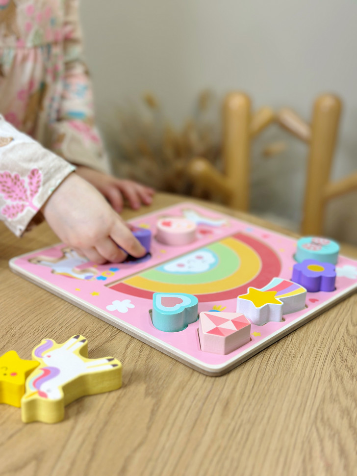 Балансир - пазли вкладиші "Единороги"  від  Hipando, 