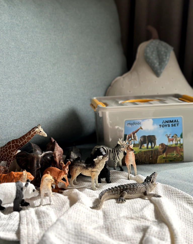 Набір фігурок "Дикі тварини" (Сафарі) від mideer md1382