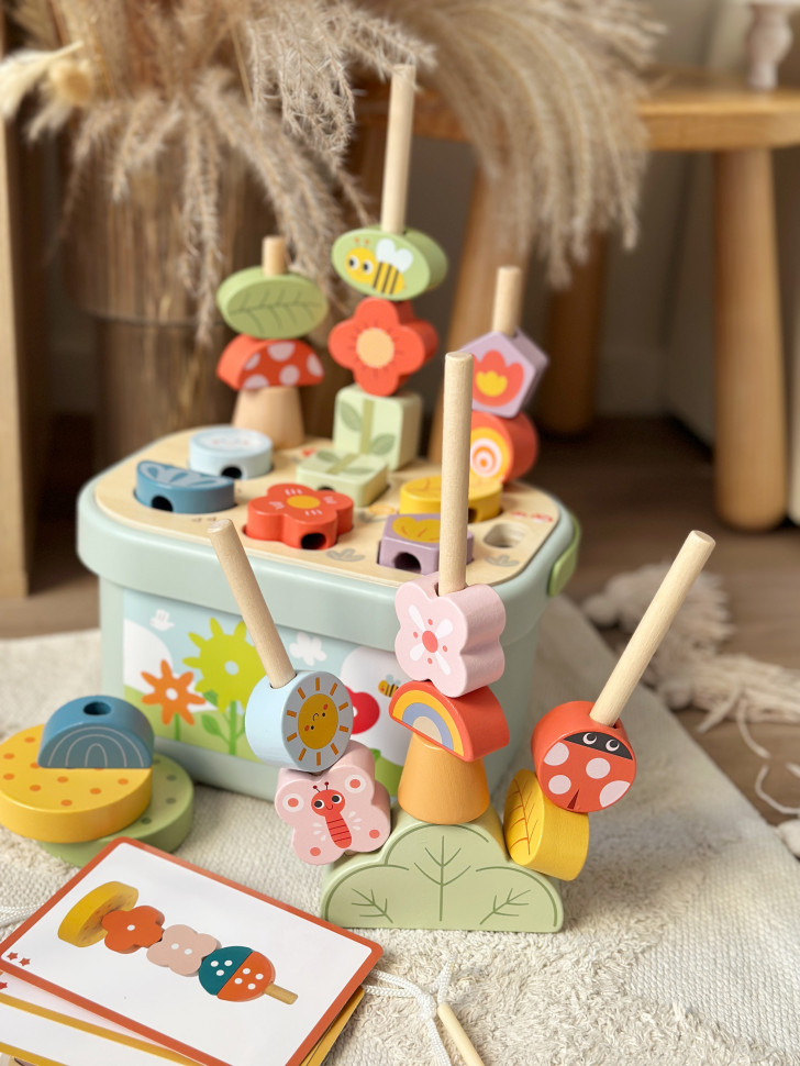 Бокс розвиваючий "чарівний сад" 5 в 1 від Tooky toy TP517