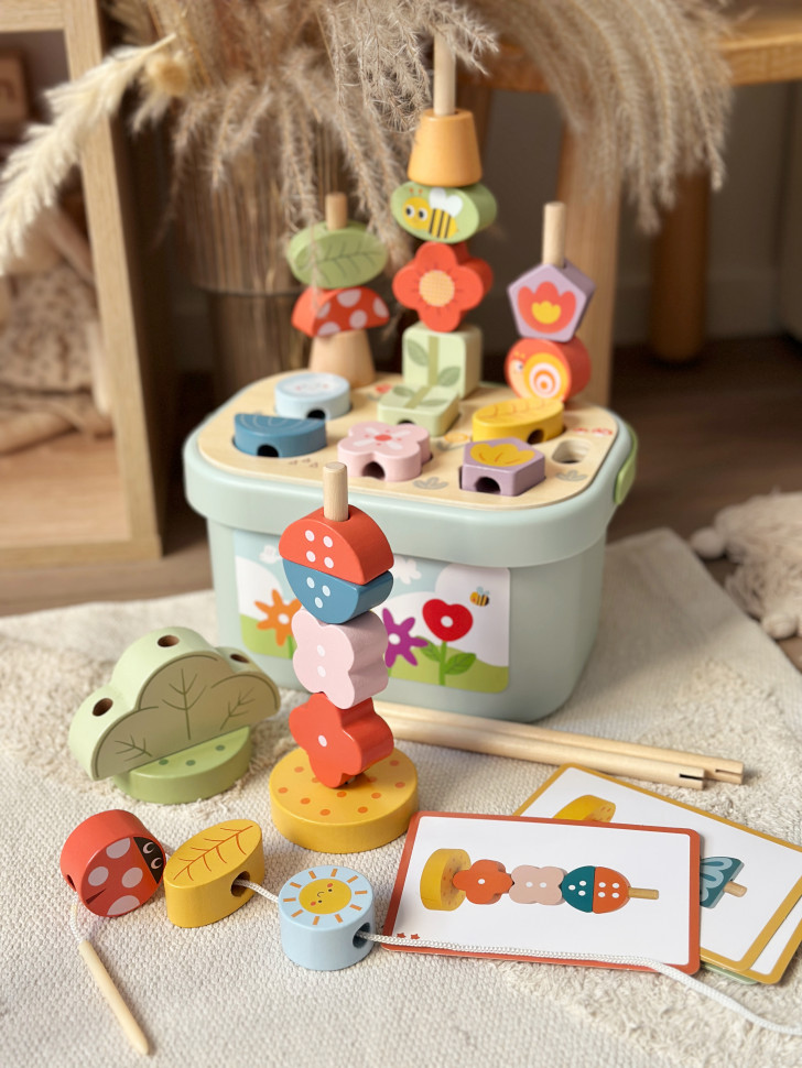Бокс розвиваючий "чарівний сад" 5 в 1 від Tooky toy TP517