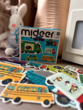 Перші пазли "Машинки міста" від mideer, Md1458