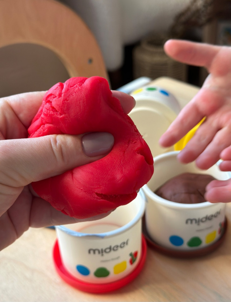 М'яке  тісто mideer на 12 кольорів, md1501