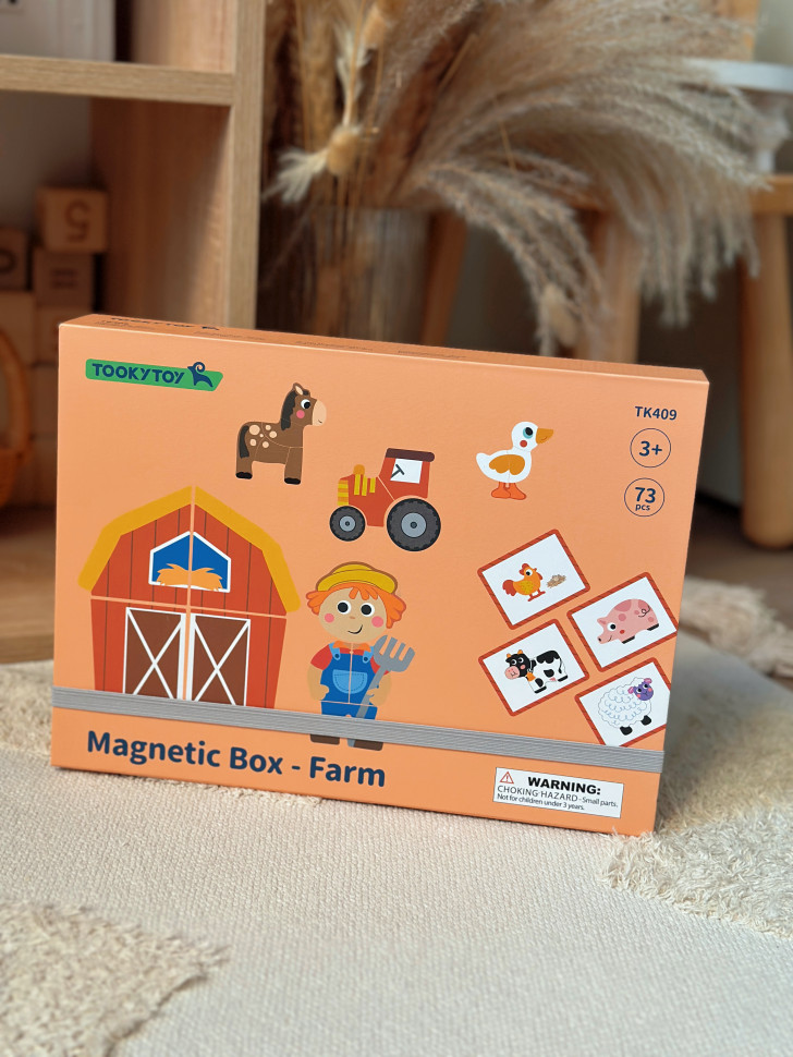 Магнітна книга "Ферма" Tooky toy , TK409