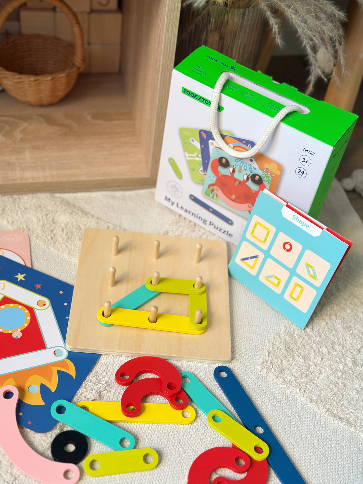 Мій перший навчальний пазл від Tooky toy,  TH123