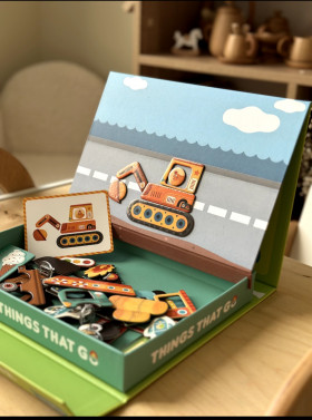 Магнітна книга "Транспорт" від mideer , md1040