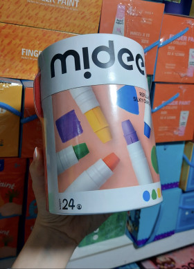 Шовкові олівці mideer на 24 кольори,  md4255