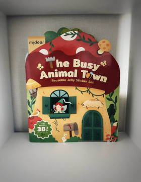 Багаторазові наліпки тварини лісу