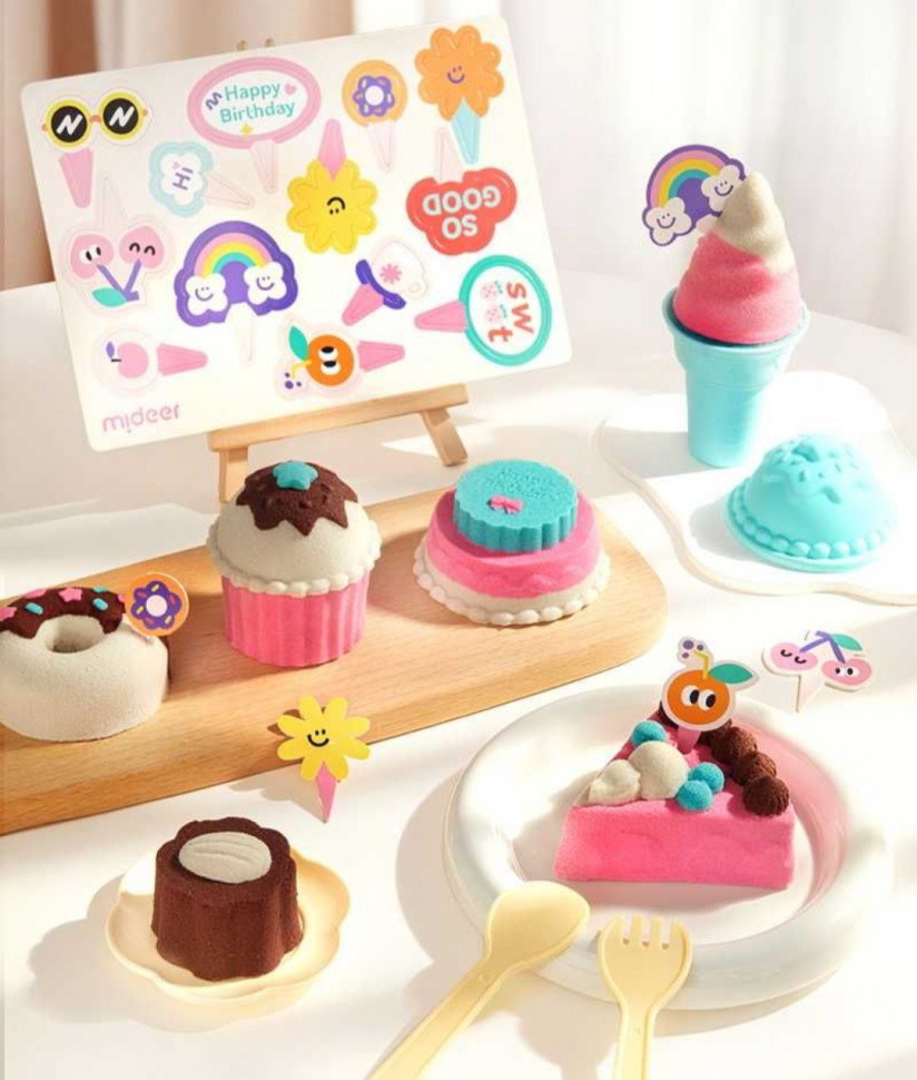 Набір кінетичного пісочку "Солодощі" від mideer, md4326